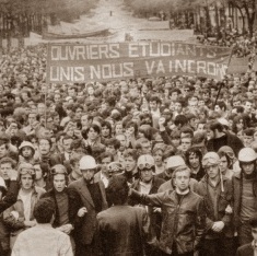 Manifestation à Paris, mai 1968.